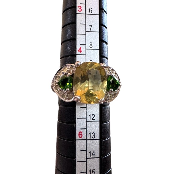 Vintage Gorgeous citrine gemstone ring - Picture 7 of 11